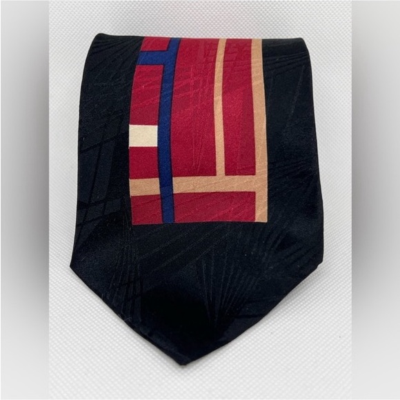 EUC Vintage Courreges Homme Linear Pattern Tie - Picture 2 of 8